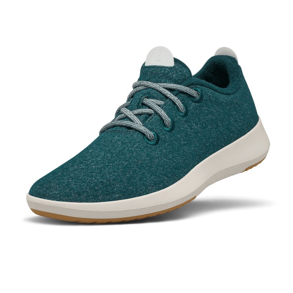 Allbirds Men's Wool Runner Mizzles - Sneakers Green - EOI049278